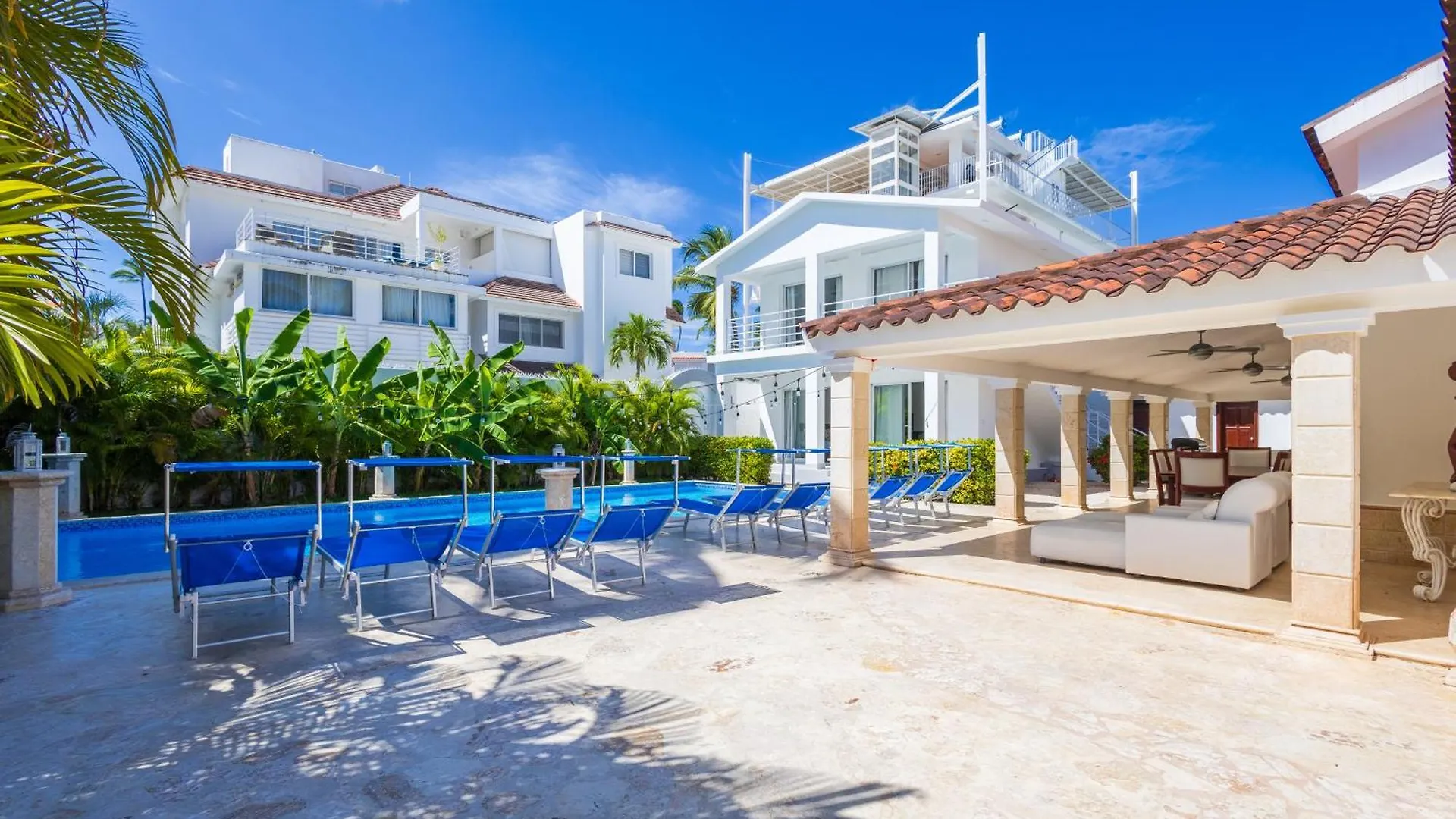 Huge 8-Bedroom Beach Villa With Private Pool - Los Corales Villas Punta Cana